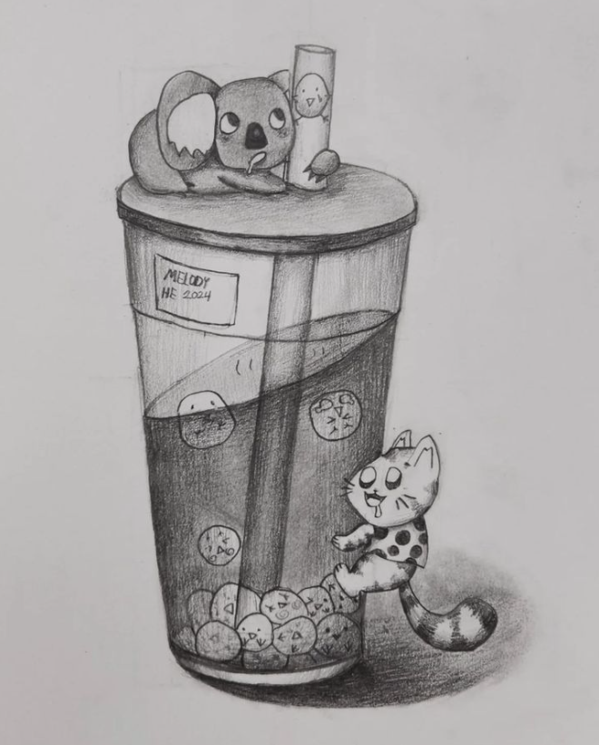 Bubble tea by Melody He