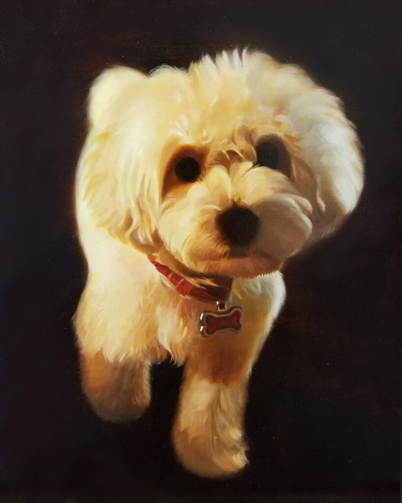 Cafe, Oil on canvas