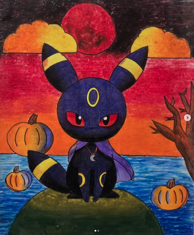 Halloween drawing by Fiona