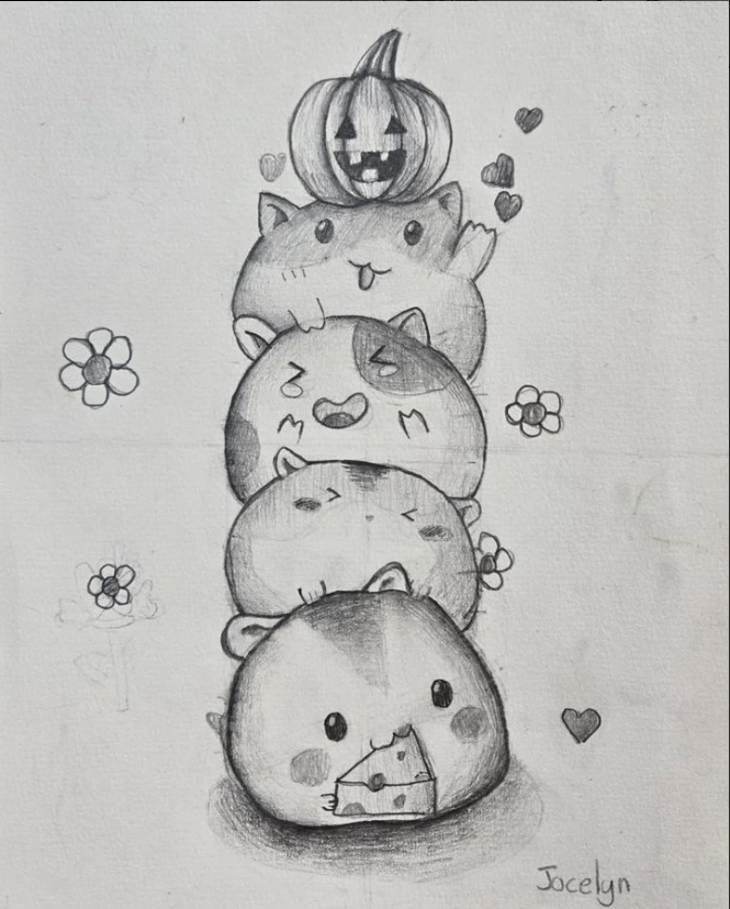 Halloween cartoon by Jocelyn